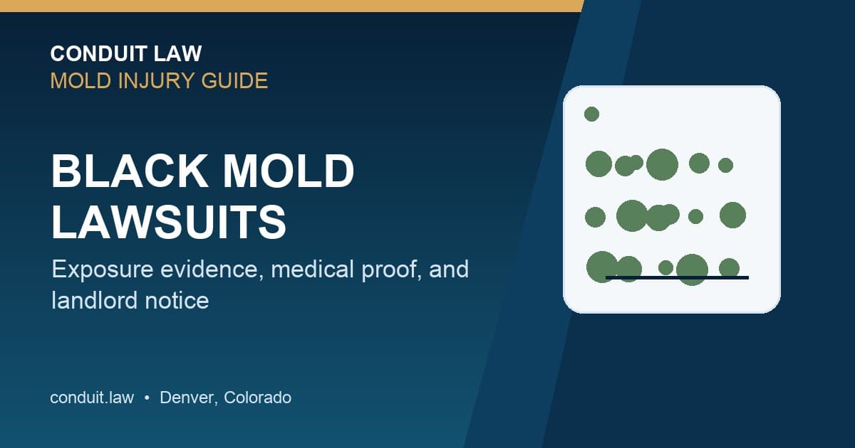 Black Mold Lawsuit Guide | Conduit Law