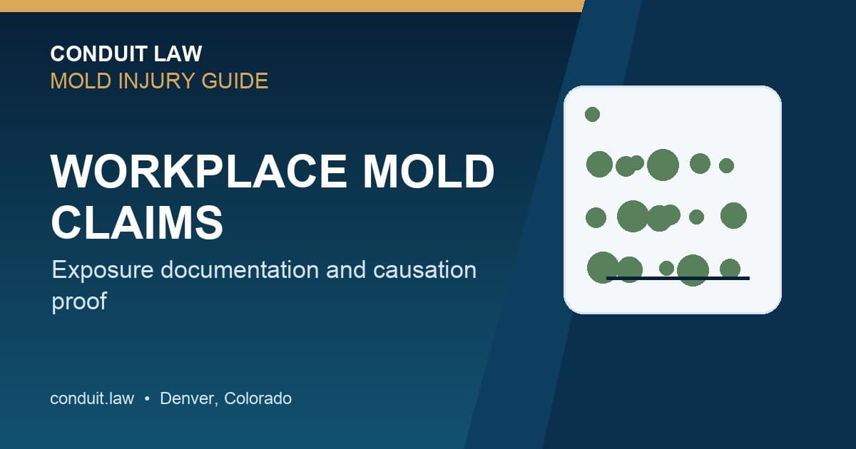 Workplace Mold Exposure Claims | Conduit Law