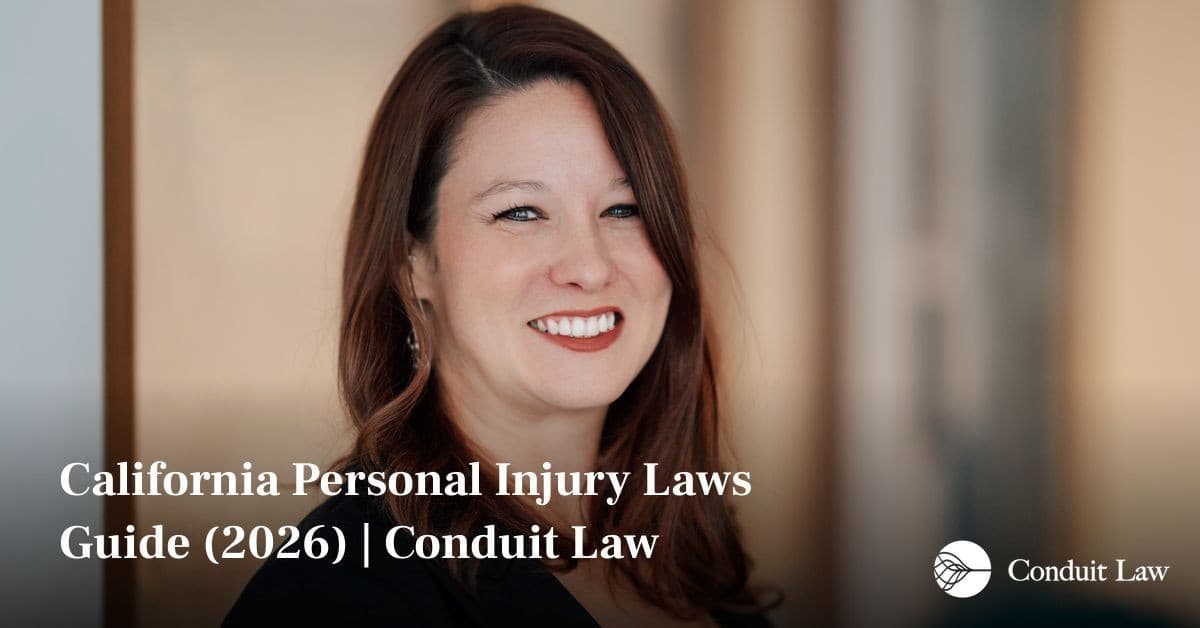 California Personal Injury Laws Guide (2026) | Conduit Law