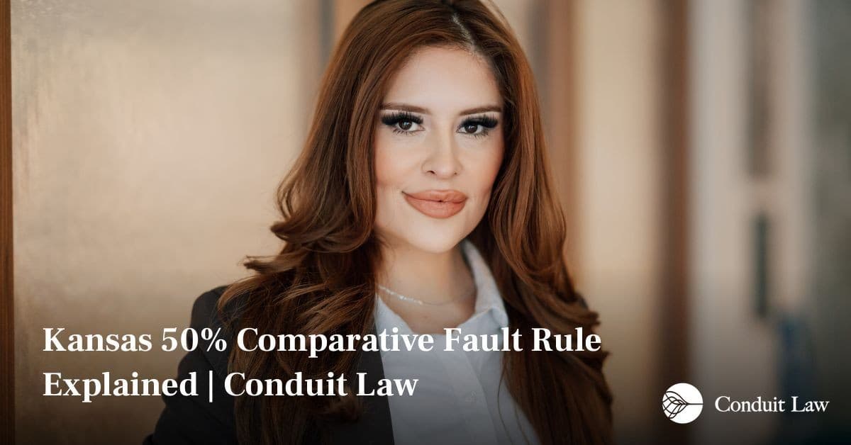Kansas 50% Comparative Fault Rule Explained | Conduit Law