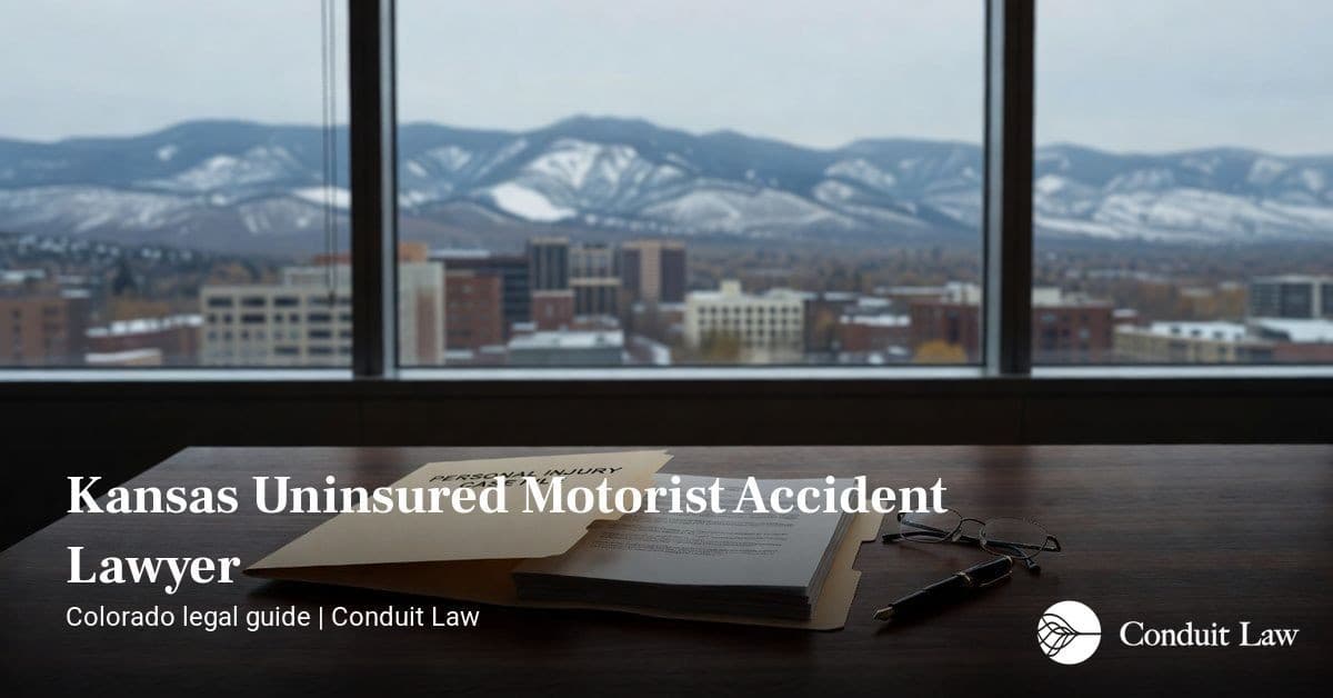 Kansas Uninsured Motorist Accident Lawyer | Conduit Law