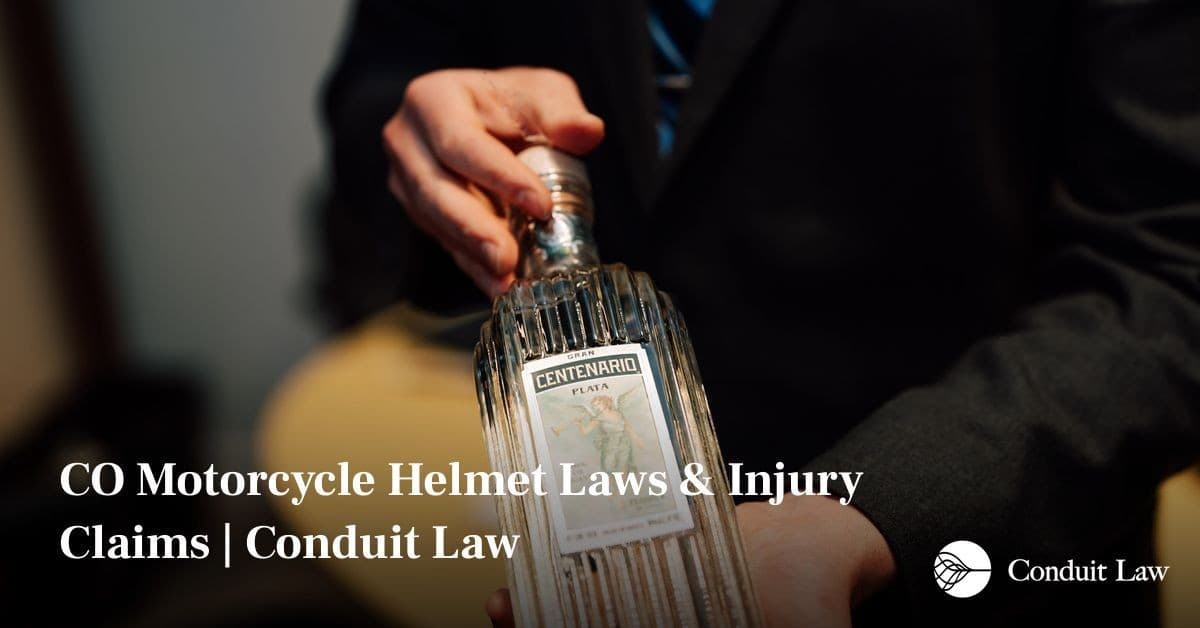 CO Motorcycle Helmet Laws & Injury Claims | Conduit Law - Colorado personal injury legal article